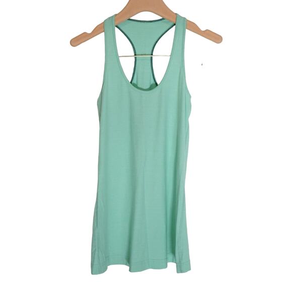 Lululemon - Cool Racerback Tank Top in Bright Seafoam Green / Size 4 - Picture 1 of 2